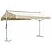 Tenda Parasole con Piedistallo 500x300 cm Crema - Foto miniatura 1