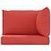Cuscini per Pallet 3 pz Rossi in Tessuto Oxford - Foto miniatura 4
