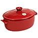 Casseruola ovale cocotte 33x26cm h. 18cm grand cru flame - Foto miniatura 2