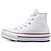 Scarpe Chuck Taylor All Star Eva Lift Platform Hi Taglia 34 Codice 372860c Bianco - Foto miniatura 2