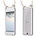 Catena Di Telefoni Cellulari Compatibile Con Htc One A9 In Or Rosato A Perla - Coperchio Protettivo In Silicone Con Anelli D'argento, Cinturino In Corda E Custodia Staccabile - Foto miniatura 8