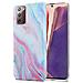 Custodia Compatibile Con Samsung Galaxy Note 20 In Marmo Rosa Bianco No. 15 - Coperchio Protettivo In Silicone Tpu Con Motivo A Mosaico - Foto miniatura 1