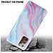 Custodia Compatibile Con Samsung Galaxy Note 20 In Marmo Rosa Bianco No. 15 - Coperchio Protettivo In Silicone Tpu Con Motivo A Mosaico - Foto miniatura 4