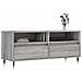 Mobile Porta Tv Grigio Sonoma 100x34,5x44,5cm Legno Multistrato - Foto miniatura 3
