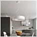 Lampadario Saturno 50 Bianco Sl. 0747 - Minimalista Lampadari Bianco 112x50x50 Cm - Foto miniatura 7