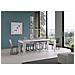 Tavolo Allungabile 90x90/246 Cm Spimbo - Bianco Frassino - Foto miniatura 3