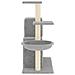 Albero Per Gatti Con Tiragraffi In Sisal Grigio Chiaro 83 Cm - Foto miniatura 3