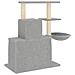 Albero Per Gatti Con Tiragraffi In Sisal Grigio Chiaro 83 Cm - Foto miniatura 4