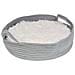 Cuccia Cotone Grigio E Bianco Ø 45 Cm Dalaman - Foto miniatura 5