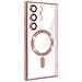Cover Magsafe Per Samsung S24 Ultra In Silicone Bordo Cromato - Foto miniatura 2