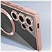Cover Magsafe Per Samsung S24 Ultra In Silicone Bordo Cromato - Foto miniatura 4