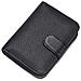 Portafoglio A Fisarmonica In Vera Pelle Black - Foto miniatura 1