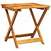 Tavolo Da Giardino Pieghevole 50x50x50 Cm Legno Massello Acacia - Foto miniatura 2