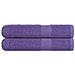Asciugamani 2 Pz Viola 100x200 Cm 360 G /m 100% Cotone - Foto miniatura 1