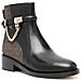 Hamilton Flat Bootie Stivaletti Pelle Di Mucca Scarpe Donna Nero Eu 39, 40f3hame6l-007 - Foto miniatura 1