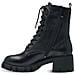 Black Casual Closed Booties Stivaletti Pelle Scarpe Donna Nero Eu 40, 1-25272-41 003 - Foto miniatura 3