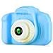 Kids Camera 3 Fotocamera Digitale Per Bambini Schermo Colorato 3mpx Registraziine Video Microfono E Cinturino Da Polso Light Blue - Foto miniatura 1