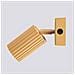 Lampada Da Parete Karbon Oro Con Interruttore Sl. 1560 - Minimalista Lampada Da Parete D'oro 16x8x8 Cm - Foto miniatura 6