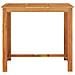 Set Bar Giardino 5pz Marrone Legno Massello Acacia e Polyrattan - Foto miniatura 7