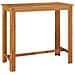 Set Bar Giardino 5pz Marrone Legno Massello Acacia e Polyrattan - Foto miniatura 8