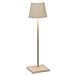 Lampada A Led Da Tavolo Poldina Pro Micro Sabbia Ricaricabile E Dimmerabile Con Batteria Fino A 12 Ore - Foto miniatura 1