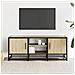 Mobile Tv Rovere Sonoma 100x35x41 Cm Legno Multistrato Metallo - Foto miniatura 3