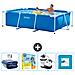 Piscina Fuori Terra - Rettangolo - 260x160x65 Cm - Blu - Include Accessori Coordinati Cb67 - Foto miniatura 1