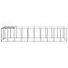Gabbia Per Cani Argento 6,05 M² In Acciaio - Foto miniatura 1