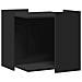 Recinto per Lettiera per Gatti Nero 53x53x51 cm in Truciolato - Foto miniatura 1