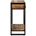 Tavolo Consolle 90x33x75 cm Legno Massello di Mango Grezzo - Foto miniatura 6