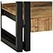 Tavolo Consolle 90x33x75 cm Legno Massello di Mango Grezzo - Foto miniatura 9