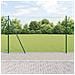 Recinzione Esagonale  Verde 1,6x50 m Acciaio, Pali della Recinzione  con Piastra di Base 13 pcs Ø32mm 88,5cm Acciaio Zincato - Foto miniatura 2