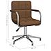 Sedia Girevole da Ufficio Marrone in Tessuto - Foto miniatura 9