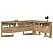 Testata contenitore rovere artigianale 140 cm Legno multistrato - Foto miniatura 3