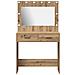Tavolo da Toeletta con Luci LED Rovere Artigianale 78.5x41x135 cm - Foto miniatura 5