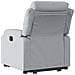 Poltrona Reclinante Alzapersona Elettrica Grigio Chiaro Tessuto - Foto miniatura 5
