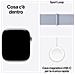 Watch Series 10 GPS Impermeabile 50m Always-On Retina LTPO3 1,92" 64GB Bluetooth 5.3 Wi-Fi UWB ECG Fitness Tracker 42mm Aluminium Argento con Cinturino Sport Loop Nuvola Azzurra One Size - Foto miniatura 3