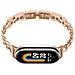 Cinturino A Bracciale In Metallo Compatibile Con Xiaomi Mi Band 8/9/10 - Elegante Cinturino In Acciaio Inossidabile Pinkgold - Foto miniatura 2
