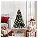 Albero di Natale con 150 LED con supporto Nero 120 cm PVC - Foto miniatura 2