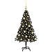 Albero di Natale con 150 LED con supporto Nero 120 cm PVC - Foto miniatura 3