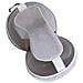 Cuscino Da Viaggio 2-in-1 A Forma Di U Con Maschera Per Gli Occhi Oscurante Per Sonno E Riposo Grey - Foto miniatura 4