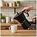 Caffettiera Italiana 560ml 12 Tazze In Alluminio Con Manico Ergonomico, Nero - Foto miniatura 4