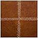 Tavolino In Legno, Metallo E Pelle Marrone 165x90x52h - Foto miniatura 3