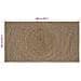 Tappeti per area Rettangolare Grigio 100 x 200 cm Juta - Foto miniatura 7