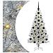 Albero di Natale con 150 LED con supporto Argento 120 cm PET - Foto miniatura 1