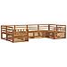 Set divani 6 pcs Naturale Legno di Acacia Massello - Foto miniatura 1