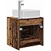 Mobile Lavabo da Parete Legno antico 53 x 34,5 x 63 cm - Foto miniatura 4