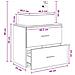 Mobile Lavabo da Parete Legno antico 53 x 34,5 x 63 cm - Foto miniatura 8
