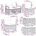 Set Divano da Giardino 12 pcs Nero polyrattan - Foto miniatura 9