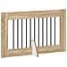 Cancello per cani pieghevole con supporti 4 pcs Rovere Sonoma - Foto miniatura 3